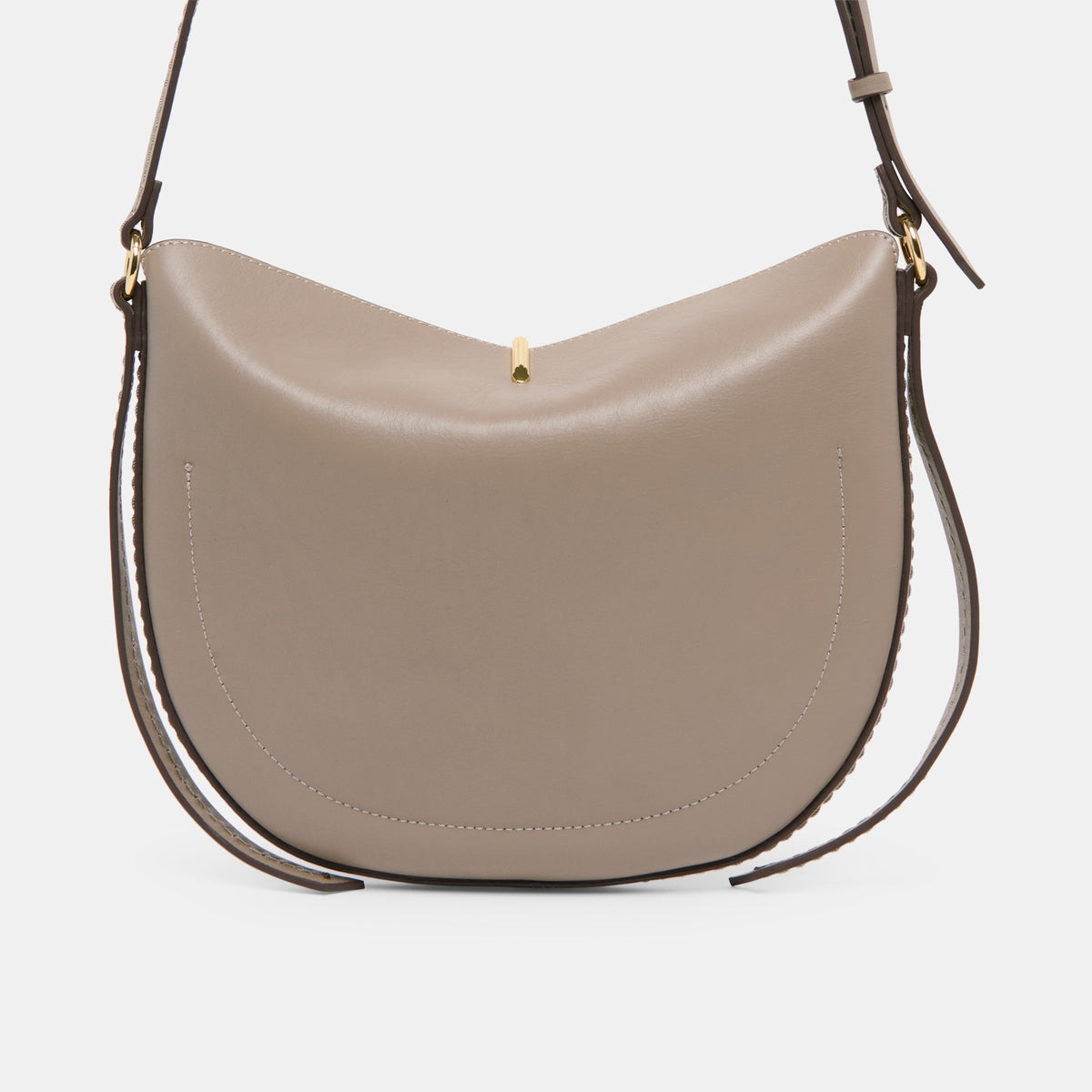 Dolce Vita HANDBAGS Burano Grey Leather Crossbody