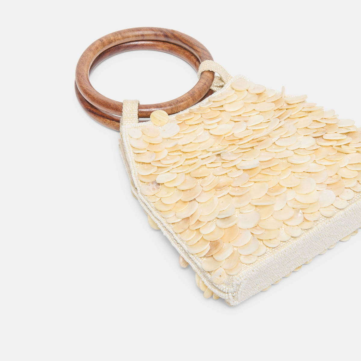Dolce Vita HANDBAGS Allegra Natural Sequin Handbag