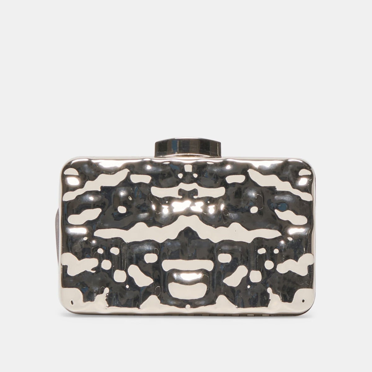 Dolce Vita HANDBAGS Delia Silver Metal Clutch