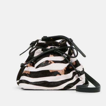 Dolce Vita HANDBAGS Randi Zebra Calf Hair Crossbody