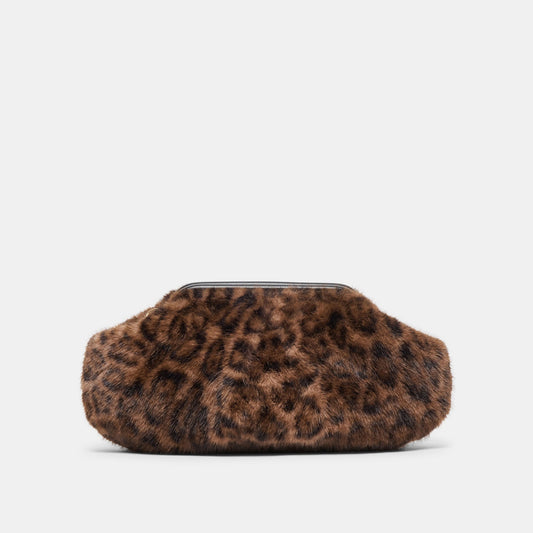 Dolce Vita HANDBAGS Ramona Leopard Plush Mesh