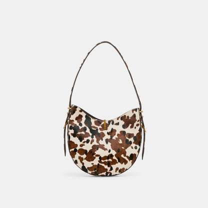 Dolce Vita HANDBAGS Bree Cocoa Calf Hair Shoulder Bag