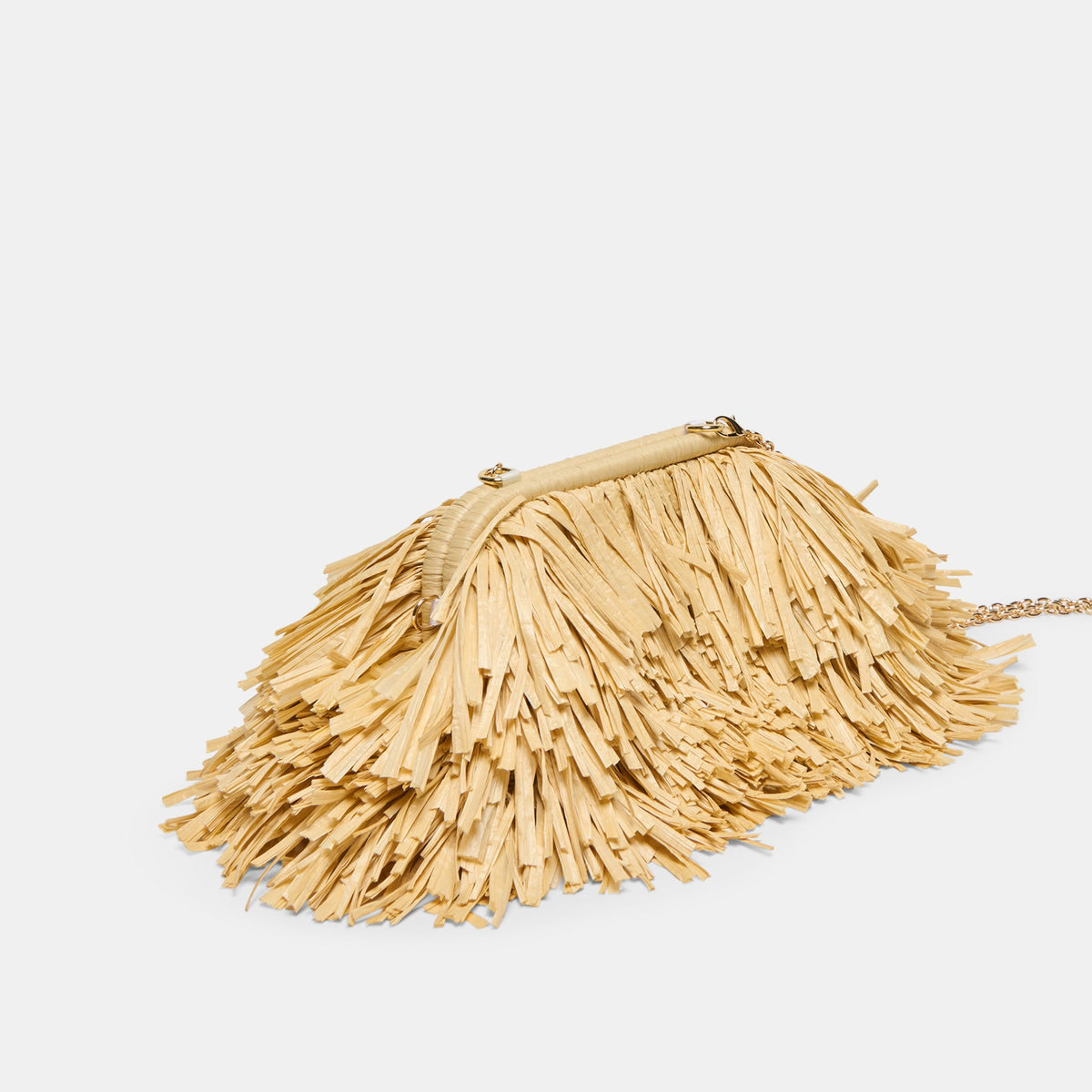 Dolce Vita HANDBAGS Serina Natural Raffia Clutch