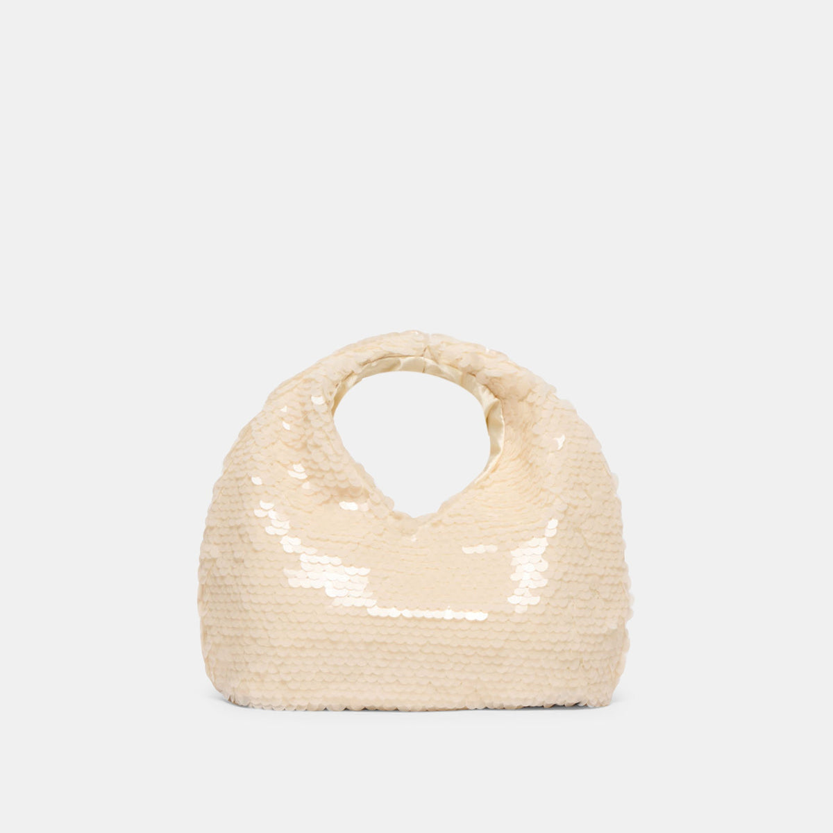 Dolce Vita HANDBAGS Dahlia Sequin Ivory Sequin Handbag
