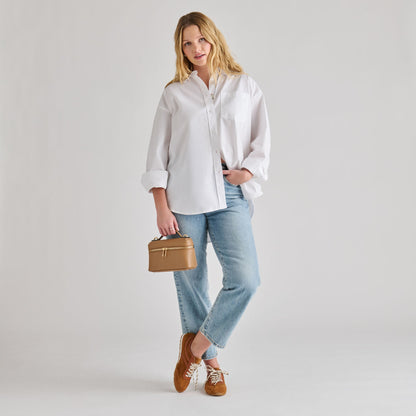 Dolce Vita HANDBAGS Leony Tan Leather Crossbody