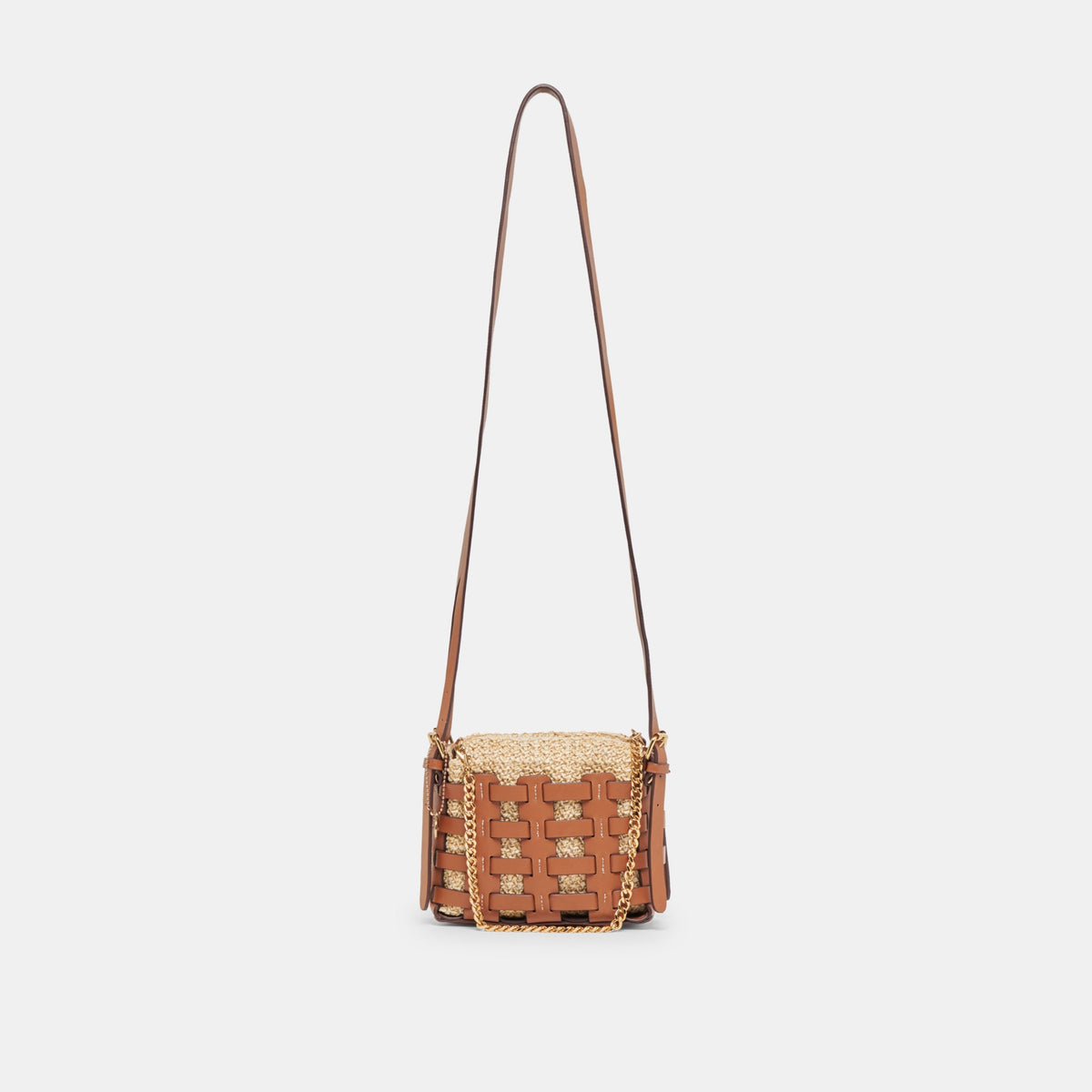 Dolce Vita HANDBAGS CASSIS CROSSBODY SADDLE NATURAL RAFFIA
 – Dolce Vita