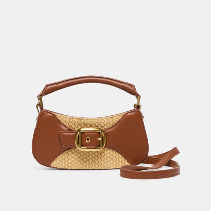 Dolce Vita HANDBAGS Nuala Raffia Saddle Stella Handbag