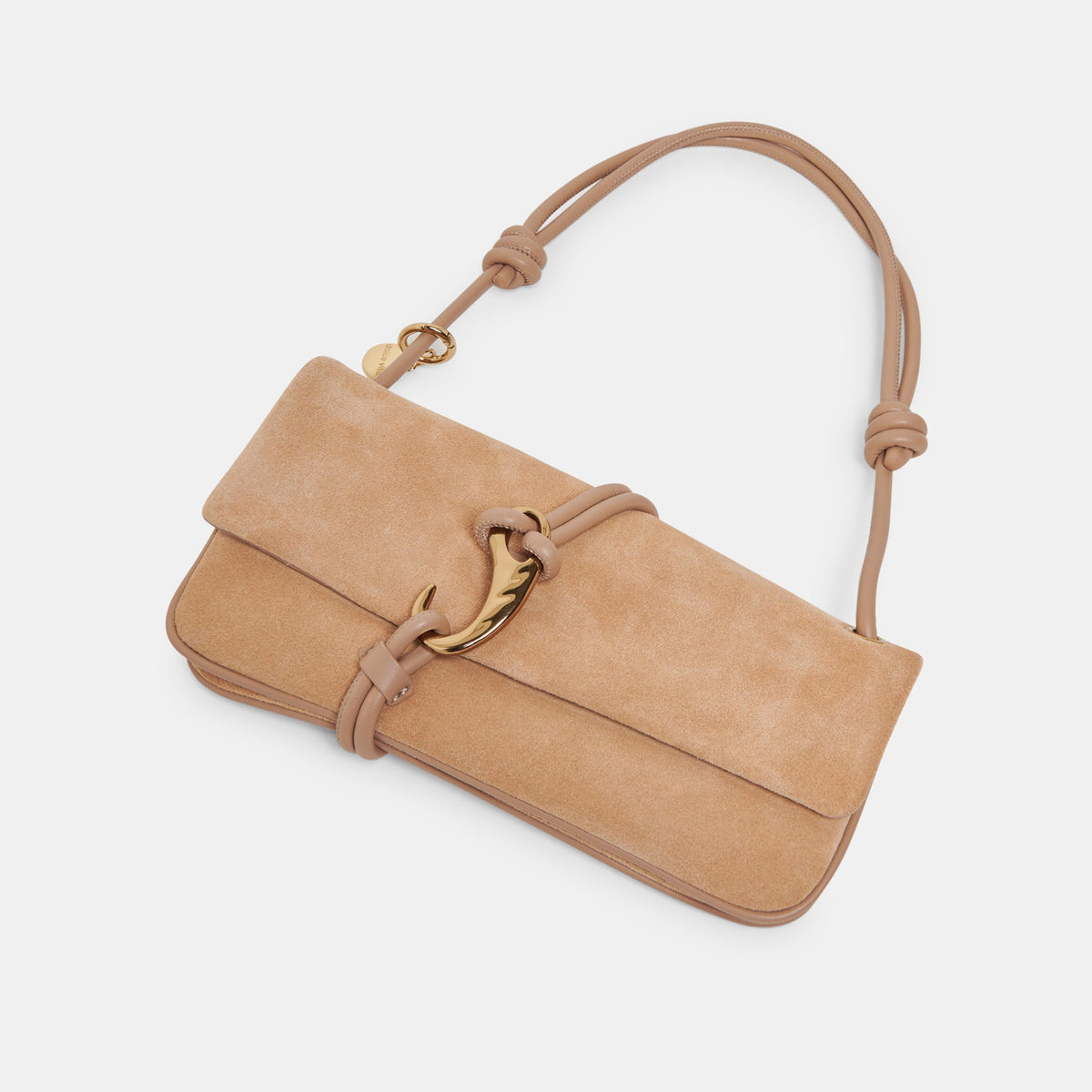 Dolce Vita HANDBAGS ALICE SHOULDER BAG BEIGE SUEDE
 – Dolce Vita