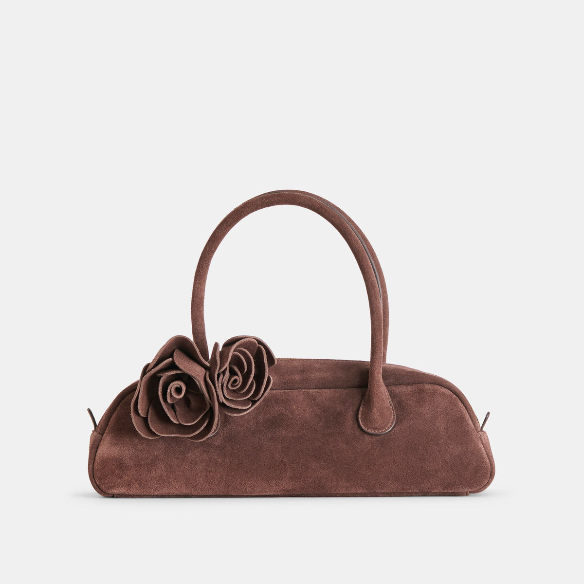 Dolce Vita HANDBAGS Boracay Chocolate Suede Shoulder Bag