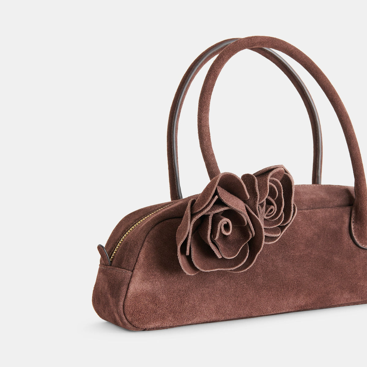 Dolce Vita HANDBAGS Boracay Chocolate Suede Shoulder Bag
