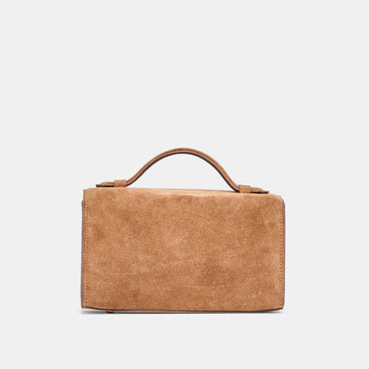 Dolce Vita HANDBAGS Chris Camel Suede Crossbody