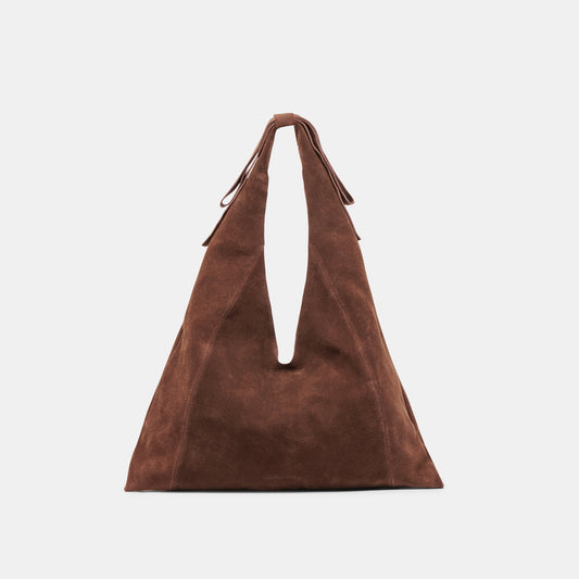 Dolce Vita HANDBAGS Marie Chocolate Suede Tote