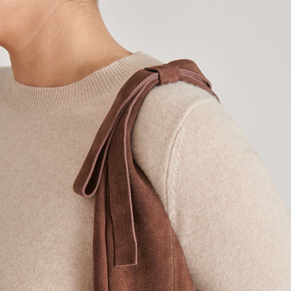 Dolce Vita HANDBAGS Marie Chocolate Suede Tote