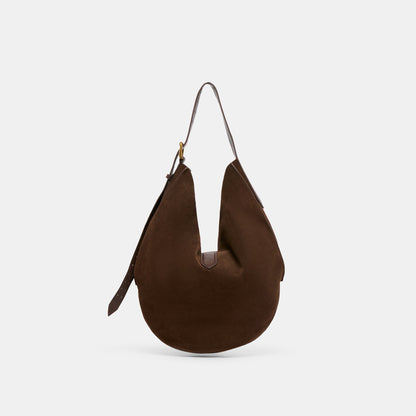 Dolce Vita HANDBAGS Oakley Chocolate Suede Tote