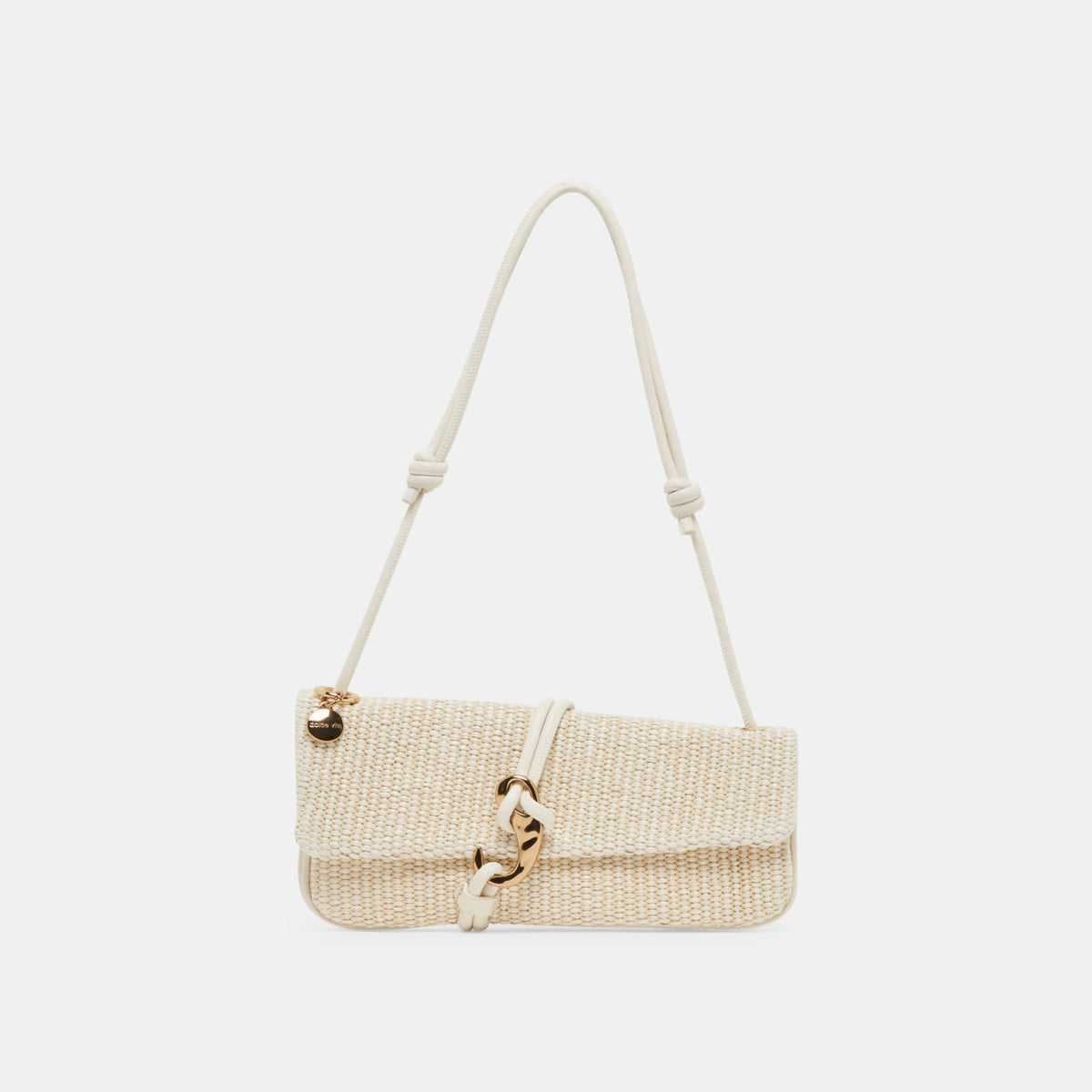 Dolce Vita HANDBAGS Alice Natural Raffia Shoulder Bag