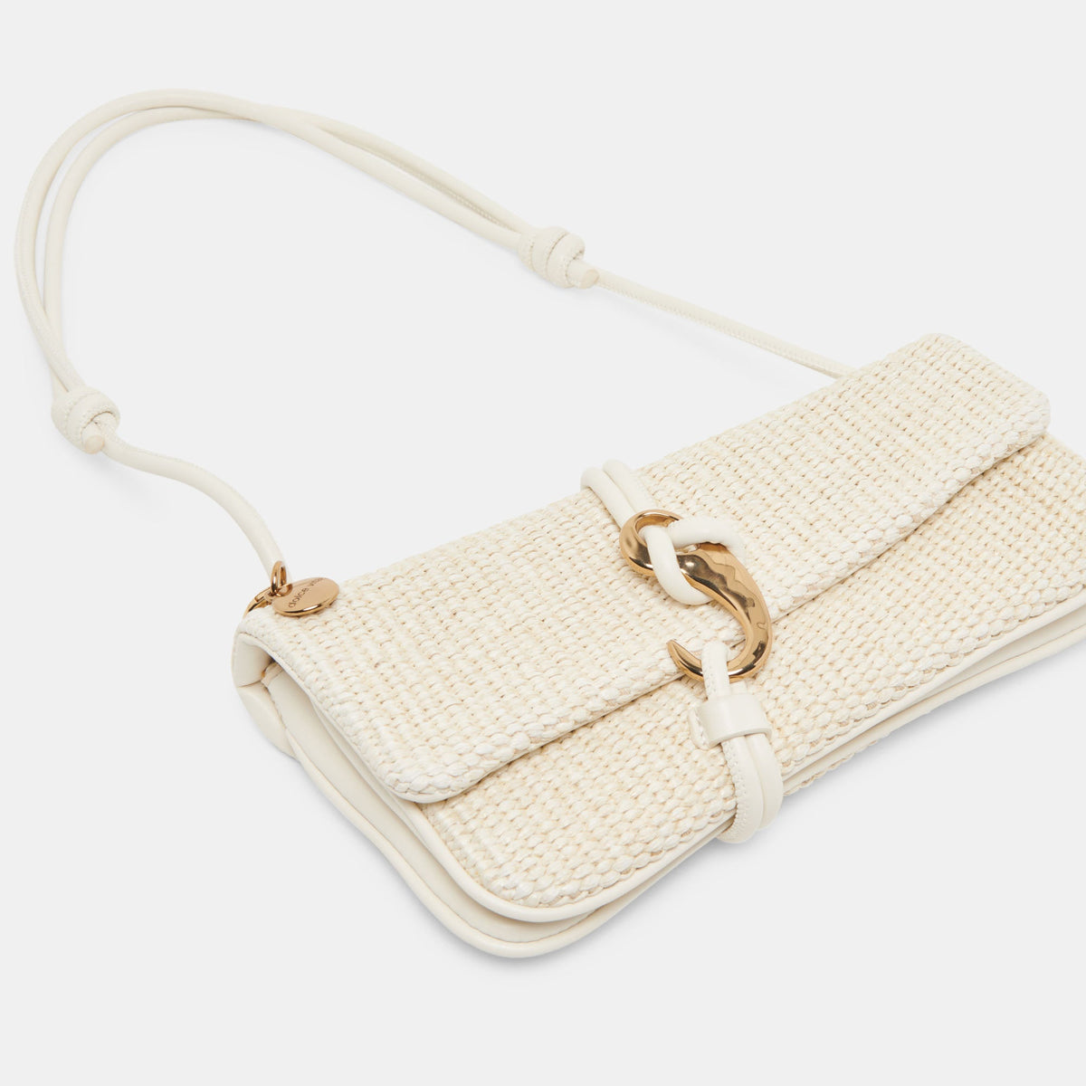Dolce Vita HANDBAGS Alice Natural Raffia Shoulder Bag