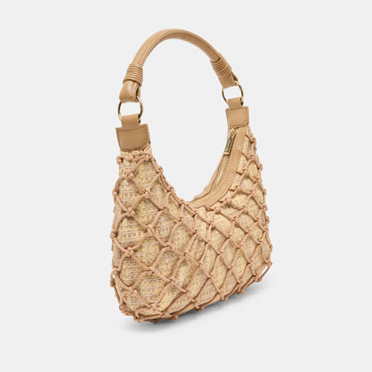Dolce Vita HANDBAGS POSITANO SHOULDER BAG NATURAL RAFFIA
 – Dolce Vita