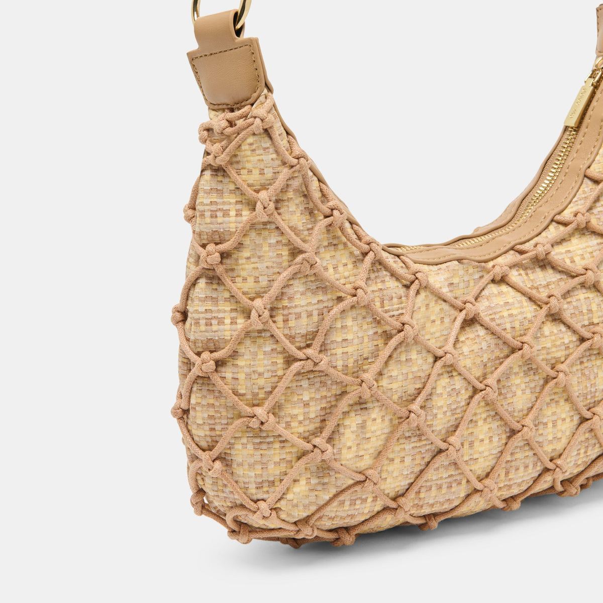 Dolce Vita HANDBAGS POSITANO SHOULDER BAG NATURAL RAFFIA
 – Dolce Vita