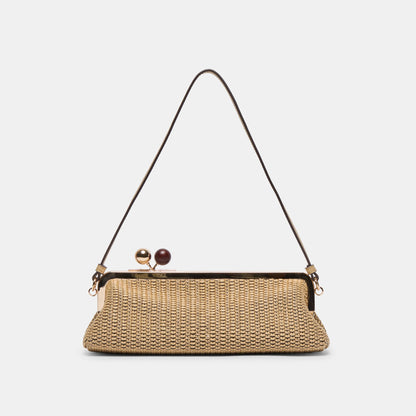 Dolce Vita HANDBAGS Ambriaa Natural Raffia Shoulder Bag