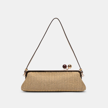 Dolce Vita HANDBAGS Ambriaa Natural Raffia Shoulder Bag