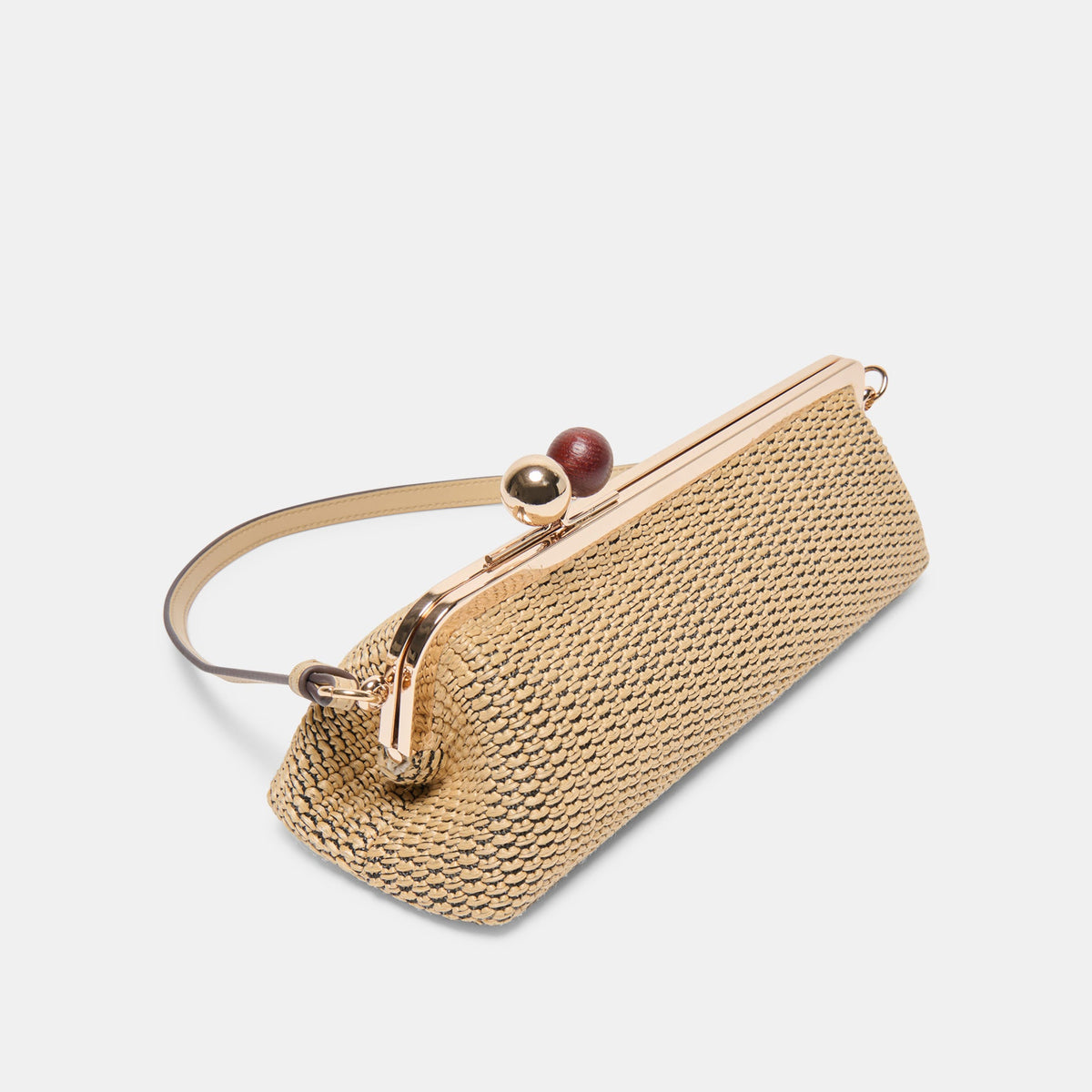 Dolce Vita HANDBAGS Ambriaa Natural Raffia Shoulder Bag