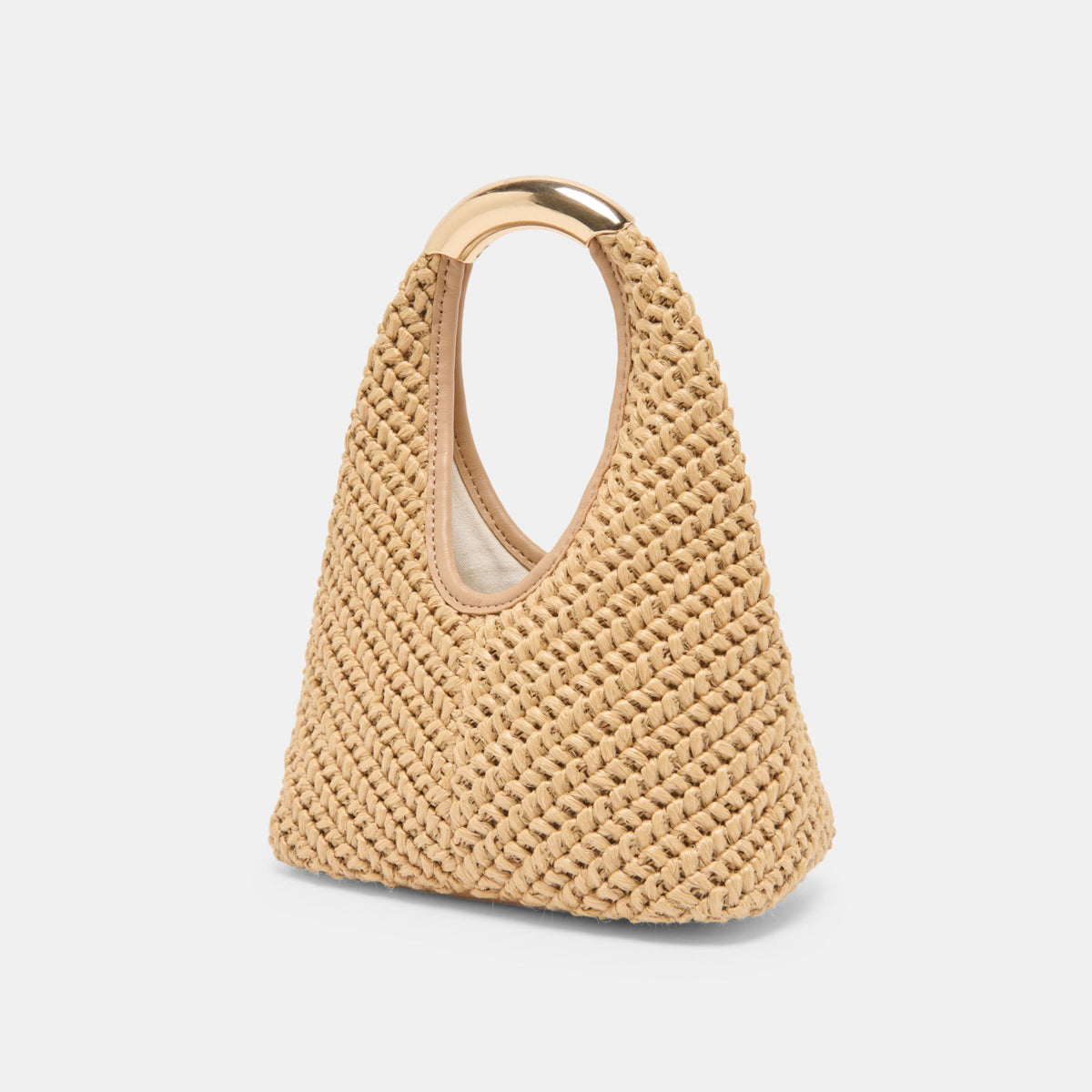Dolce Vita HANDBAGS EVELISE Natural Raffia Mini Handbag