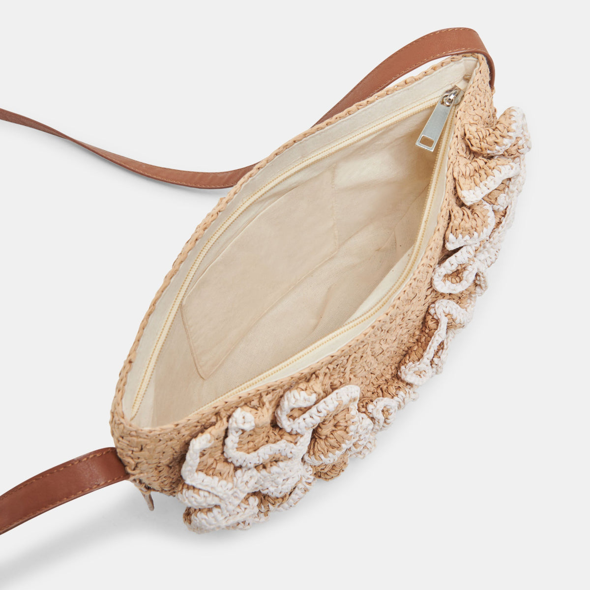 Dolce Vita HANDBAGS Atrani Natural Raffia Crossbody