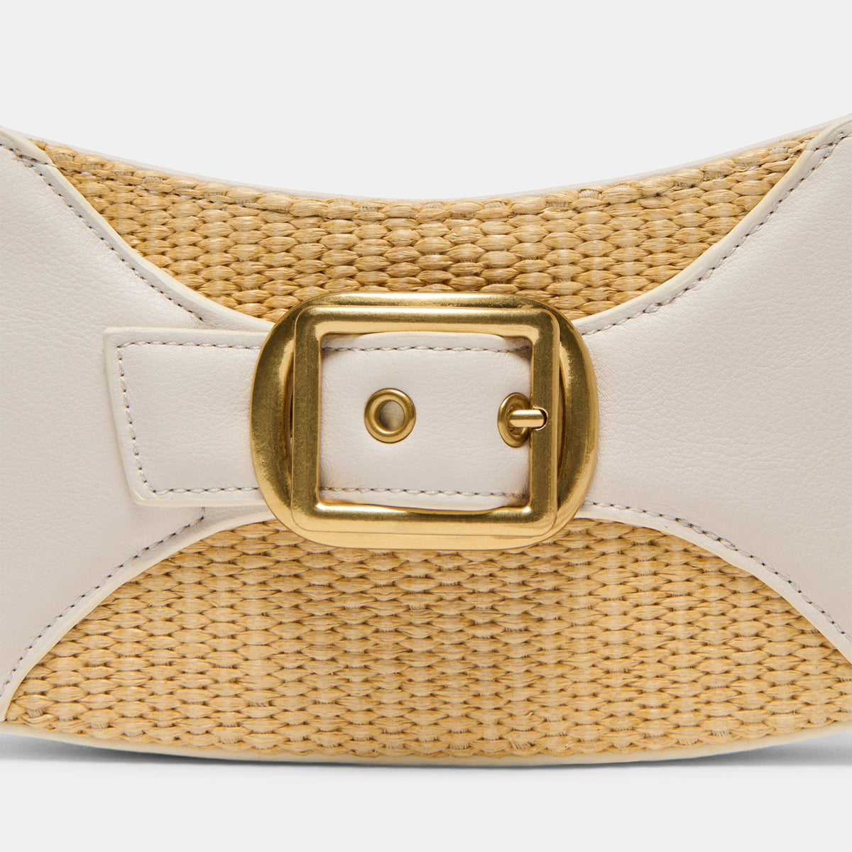 Dolce Vita HANDBAGS Nuala Raffia White Stella Handbag
