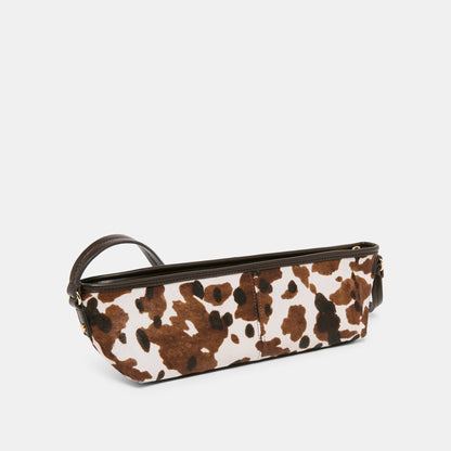 Dolce Vita HANDBAGS Savaii Cocoa Calf Hair Shoulder Bag