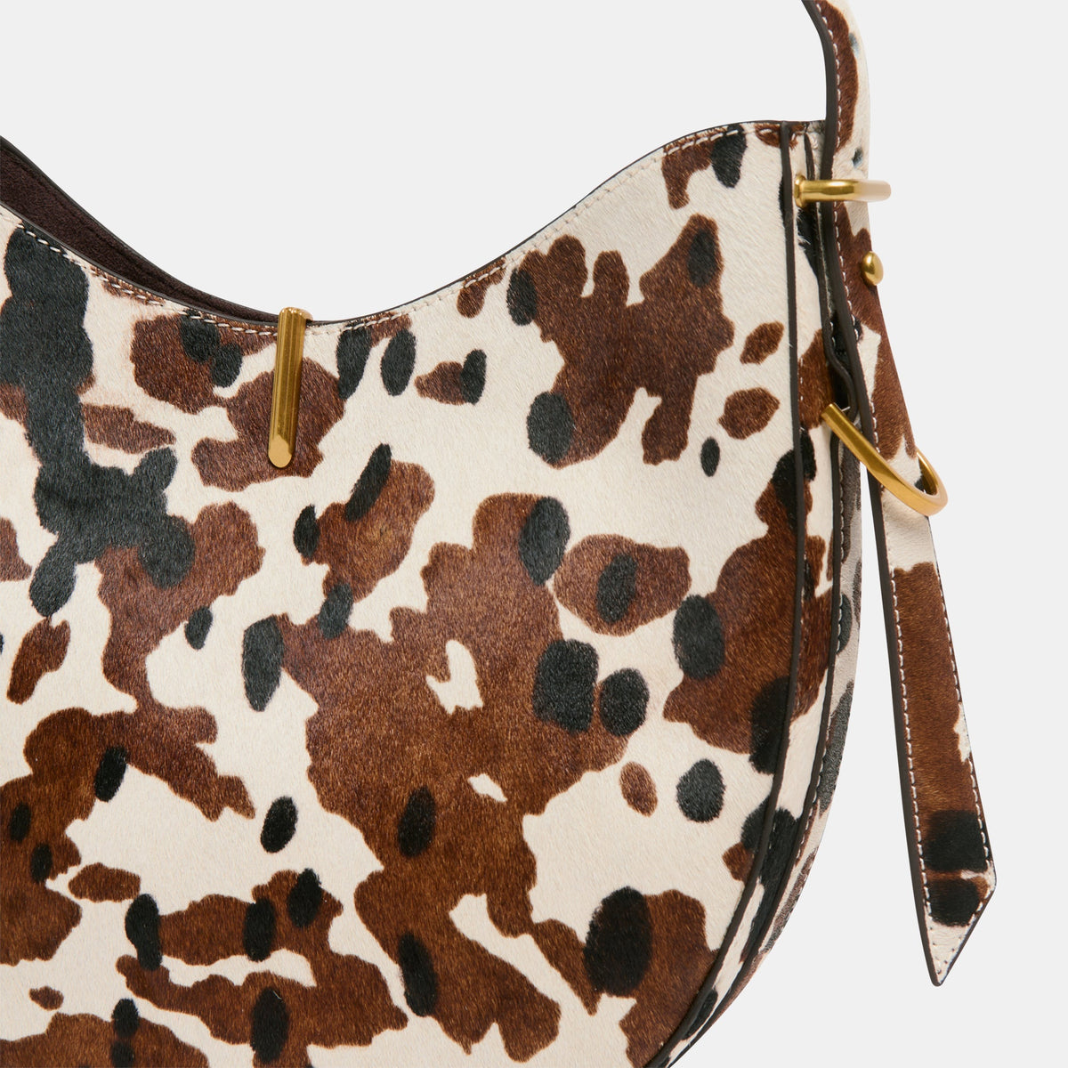Dolce Vita HANDBAGS Bree Cocoa Calf Hair Shoulder Bag