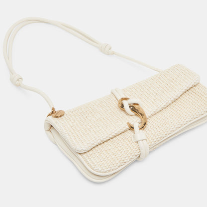 Dolce Vita ACCESSORIES Alice Natural Raffia Shoulder Bag