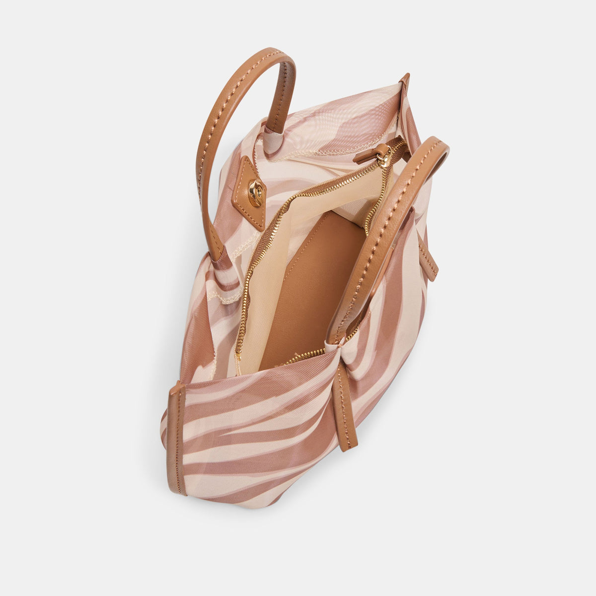 Dolce Vita ACCESSORIES Selene Zebra Mesh Handbag