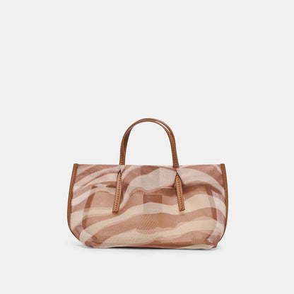 Dolce Vita ACCESSORIES Selene Zebra Mesh Handbag