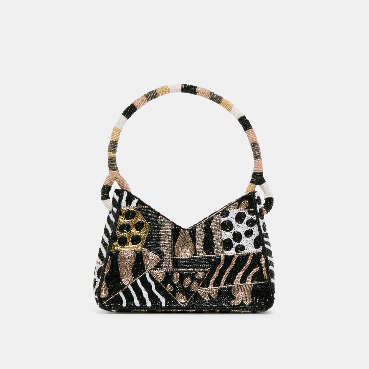 Dolce Vita ACCESSORIES Amelia Dark Multi Beaded Shoulder Bag