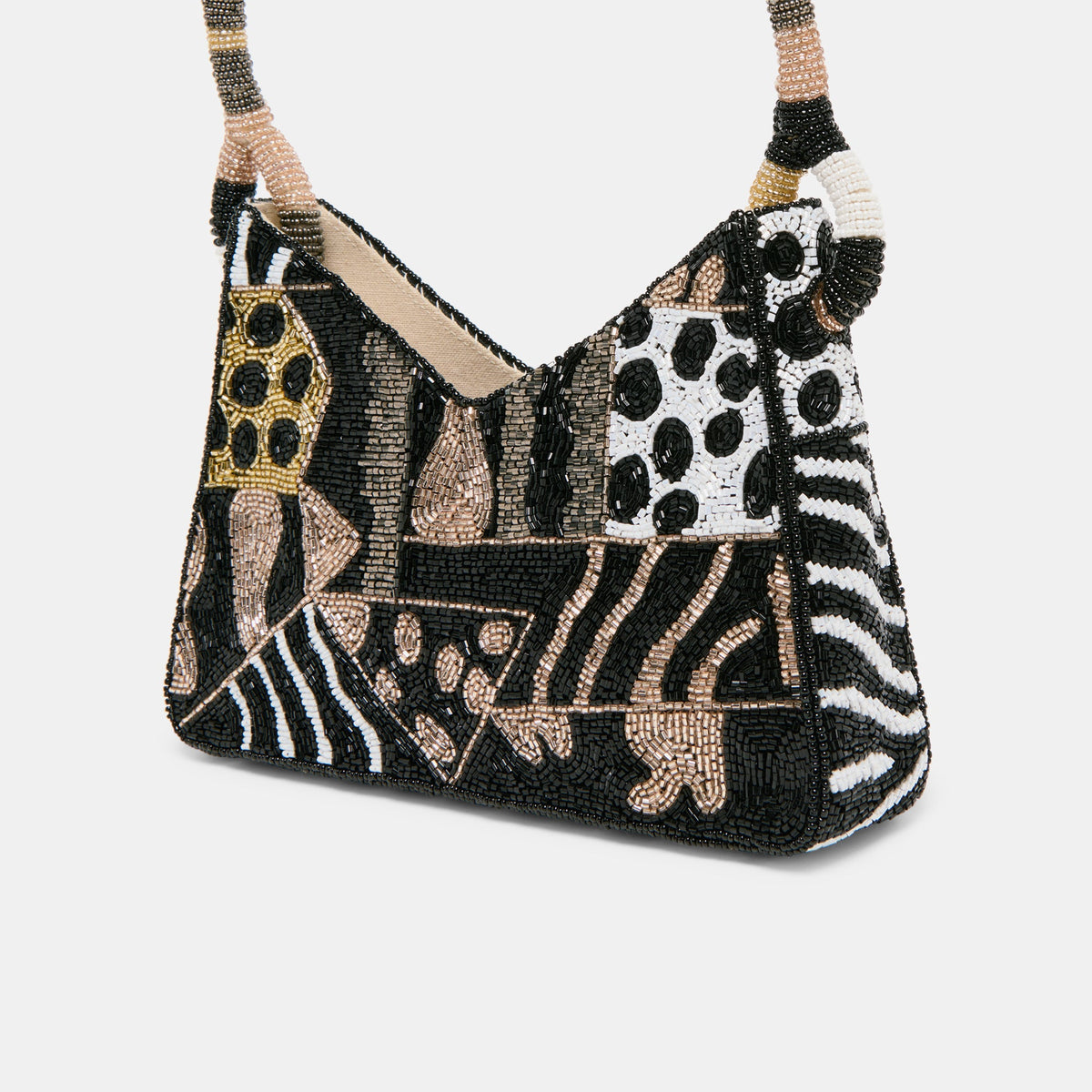 Dolce Vita ACCESSORIES Amelia Dark Multi Beaded Shoulder Bag