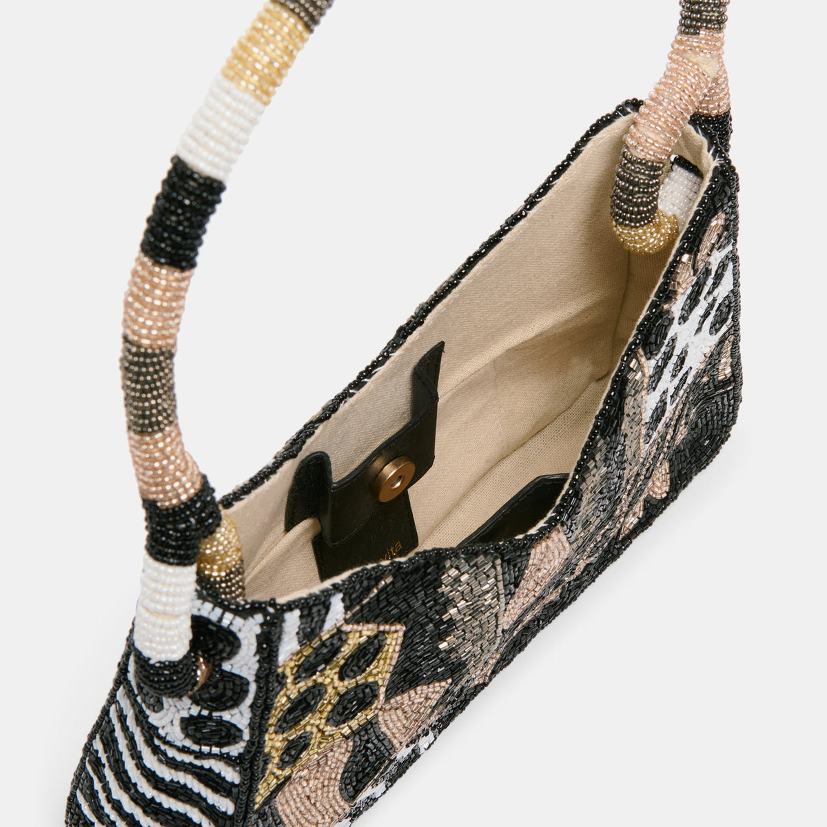 Dolce Vita ACCESSORIES Amelia Dark Multi Beaded Shoulder Bag