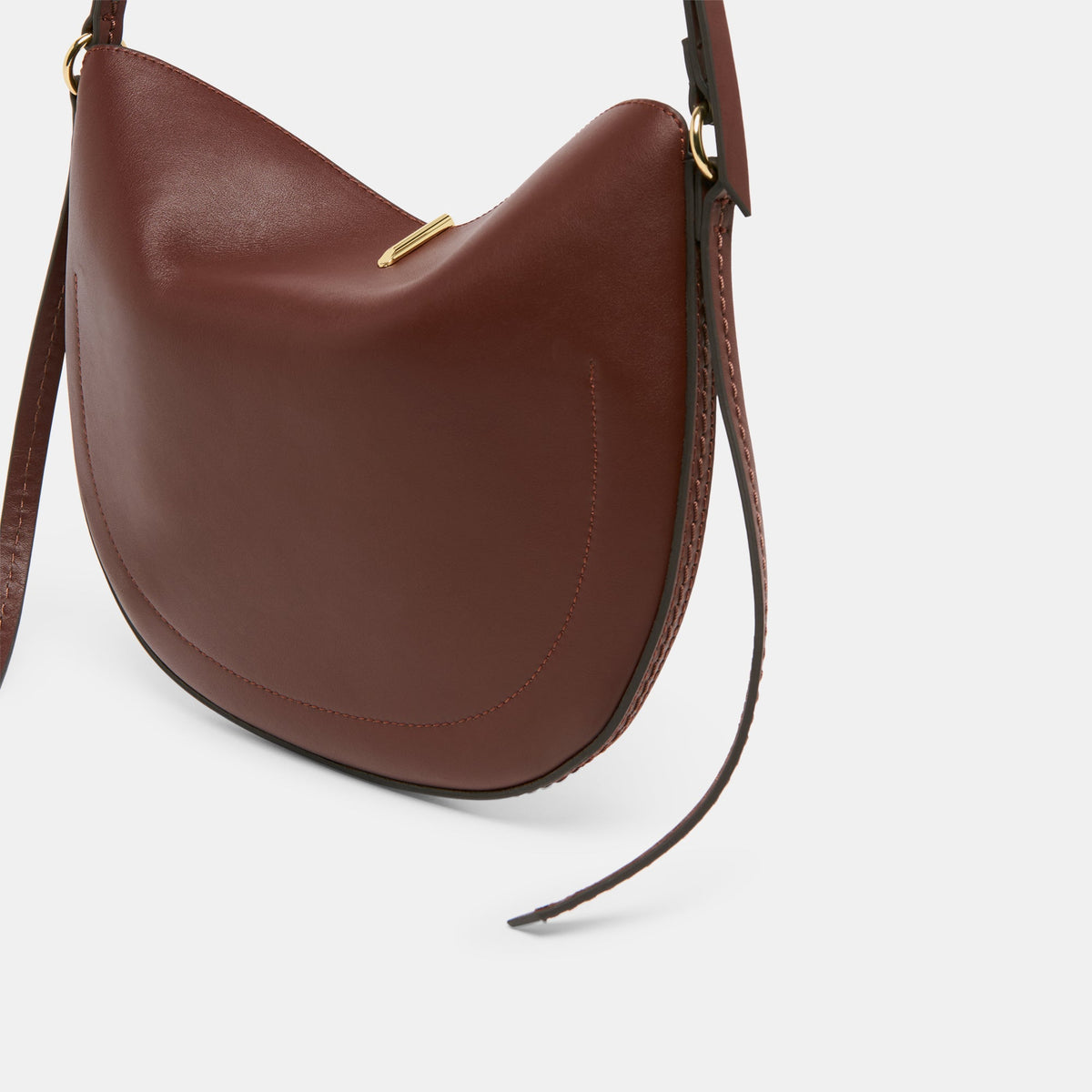 Dolce Vita ACCESSORIES Burano Brown Leather Crossbody