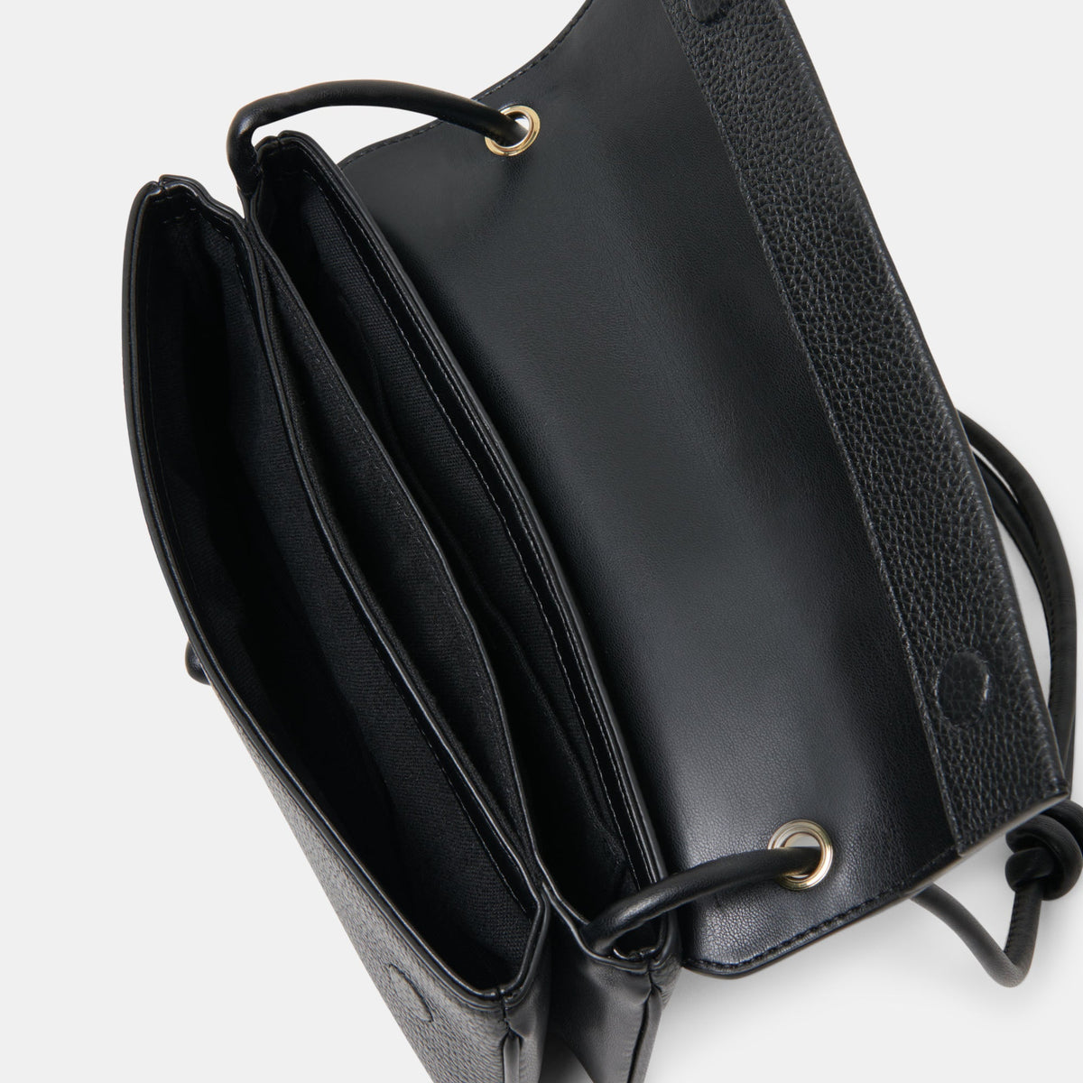 Dolce Vita ACCESSORIES ALICE Black Leather Shoulder Bag