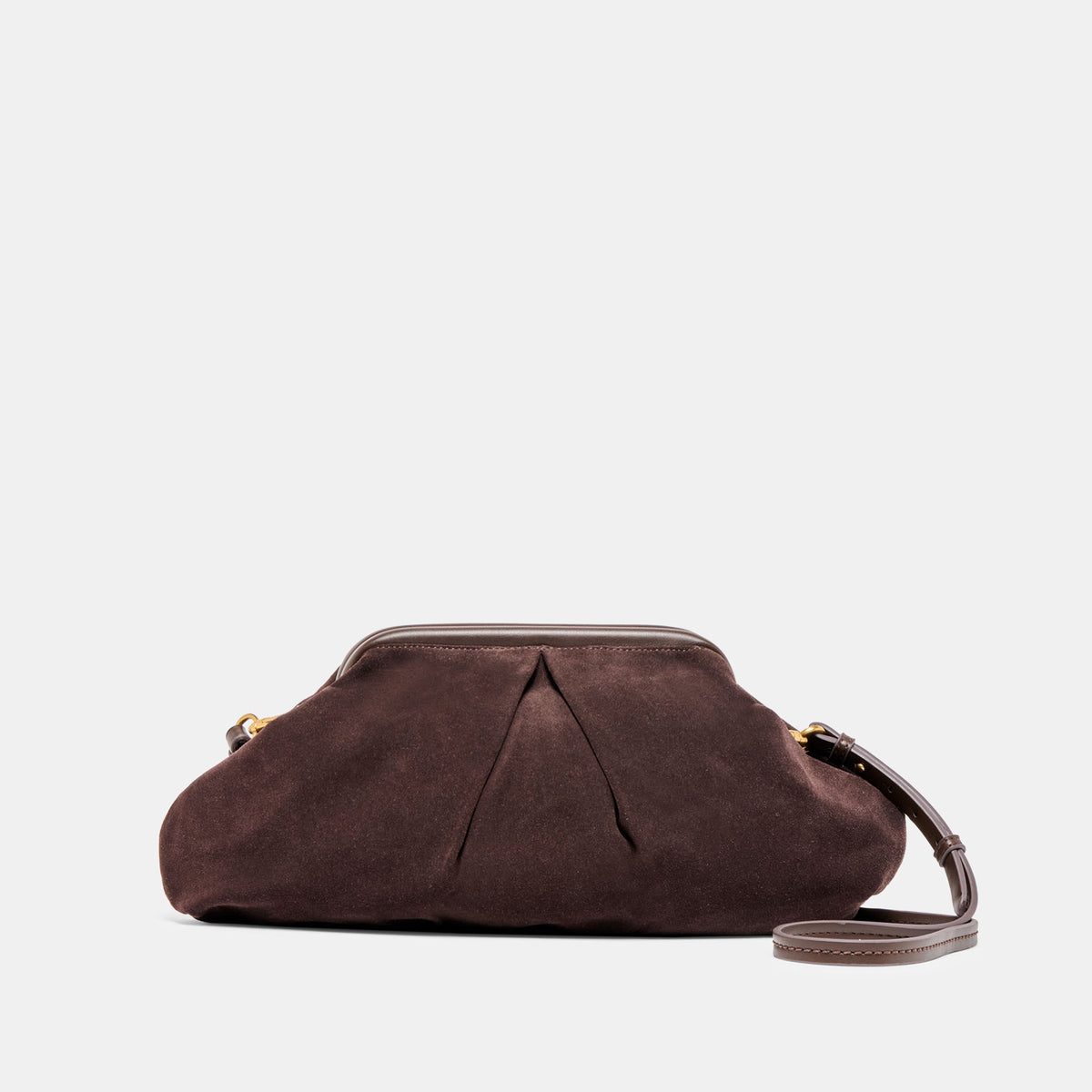 Dolce Vita ACCESSORIES Sahara Espresso Suede Clutch