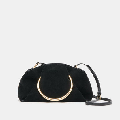 Dolce Vita ACCESSORIES Channing Black Suede Handbag