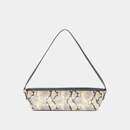 Dolce Vita ACCESSORIES Savaii Black White Snake Stella Shoulder Bag