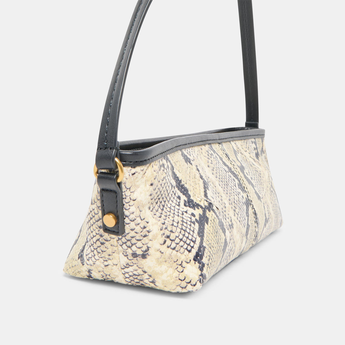 Dolce Vita ACCESSORIES Savaii Black White Snake Stella Shoulder Bag