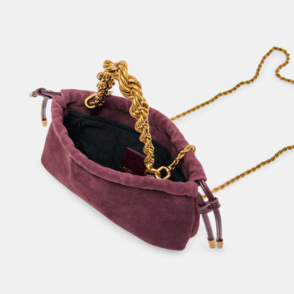 Dolce Vita ACCESSORIES Cleo Burgundy Suede Crossbody