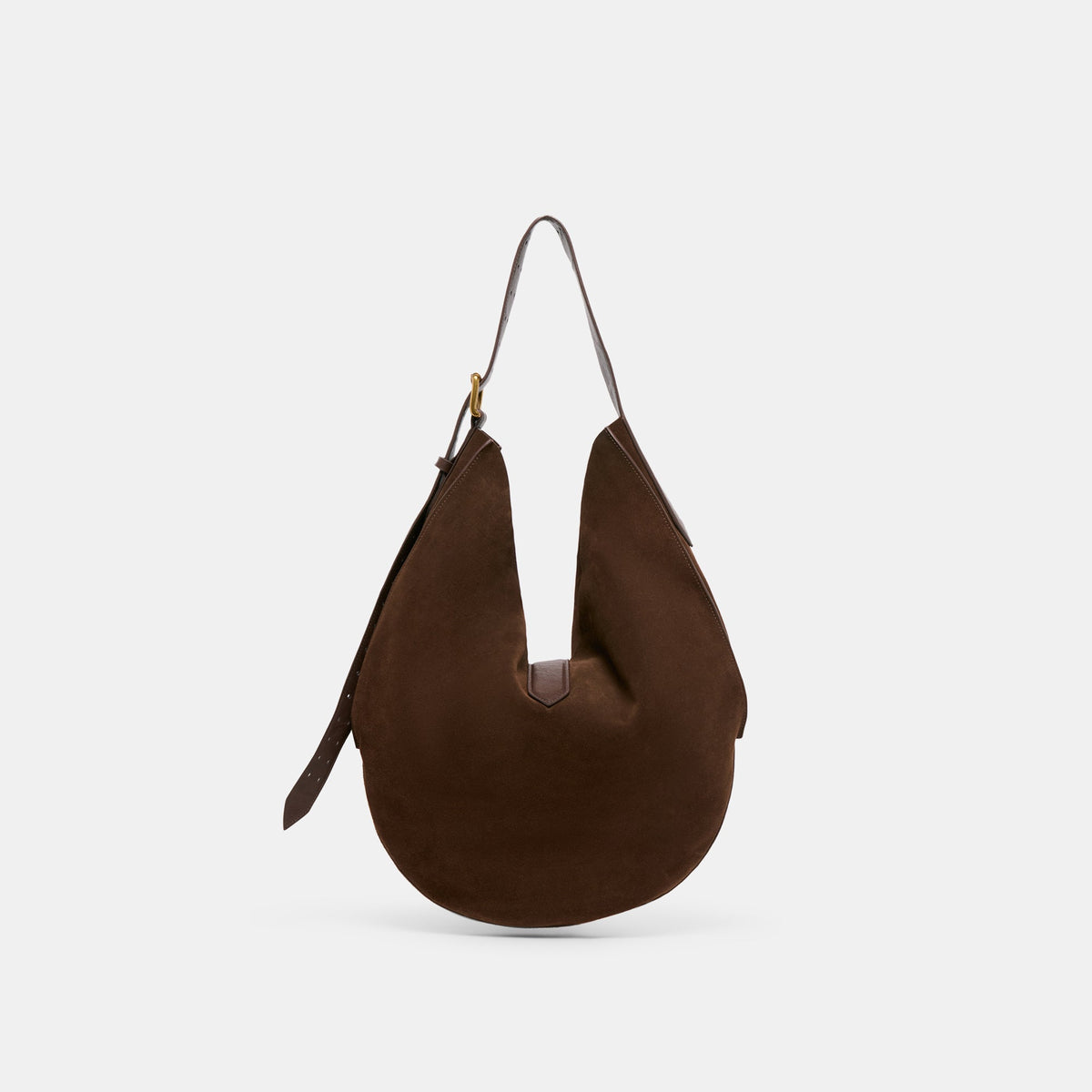 Dolce Vita ACCESSORIES Oakley Chocolate Suede Tote