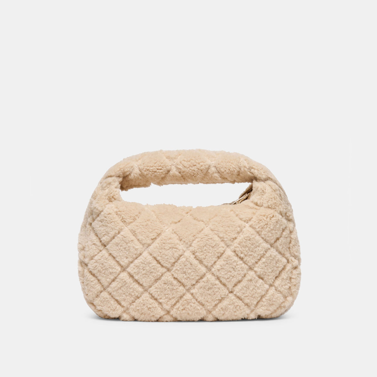 Dolce Vita ACCESSORIES Frankie Natural Plush Handbag