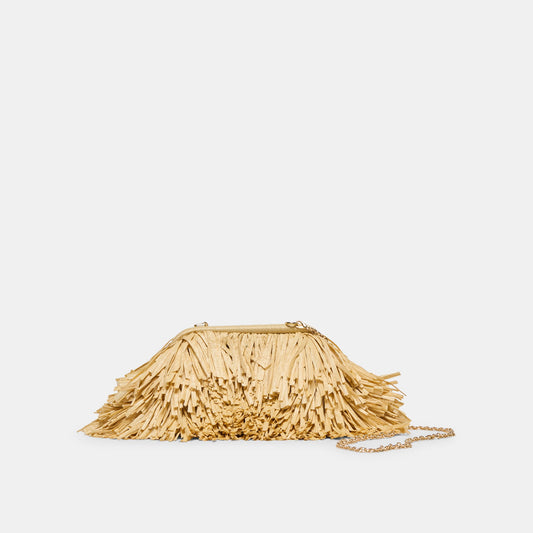 Dolce Vita ACCESSORIES Serina Natural Raffia Clutch