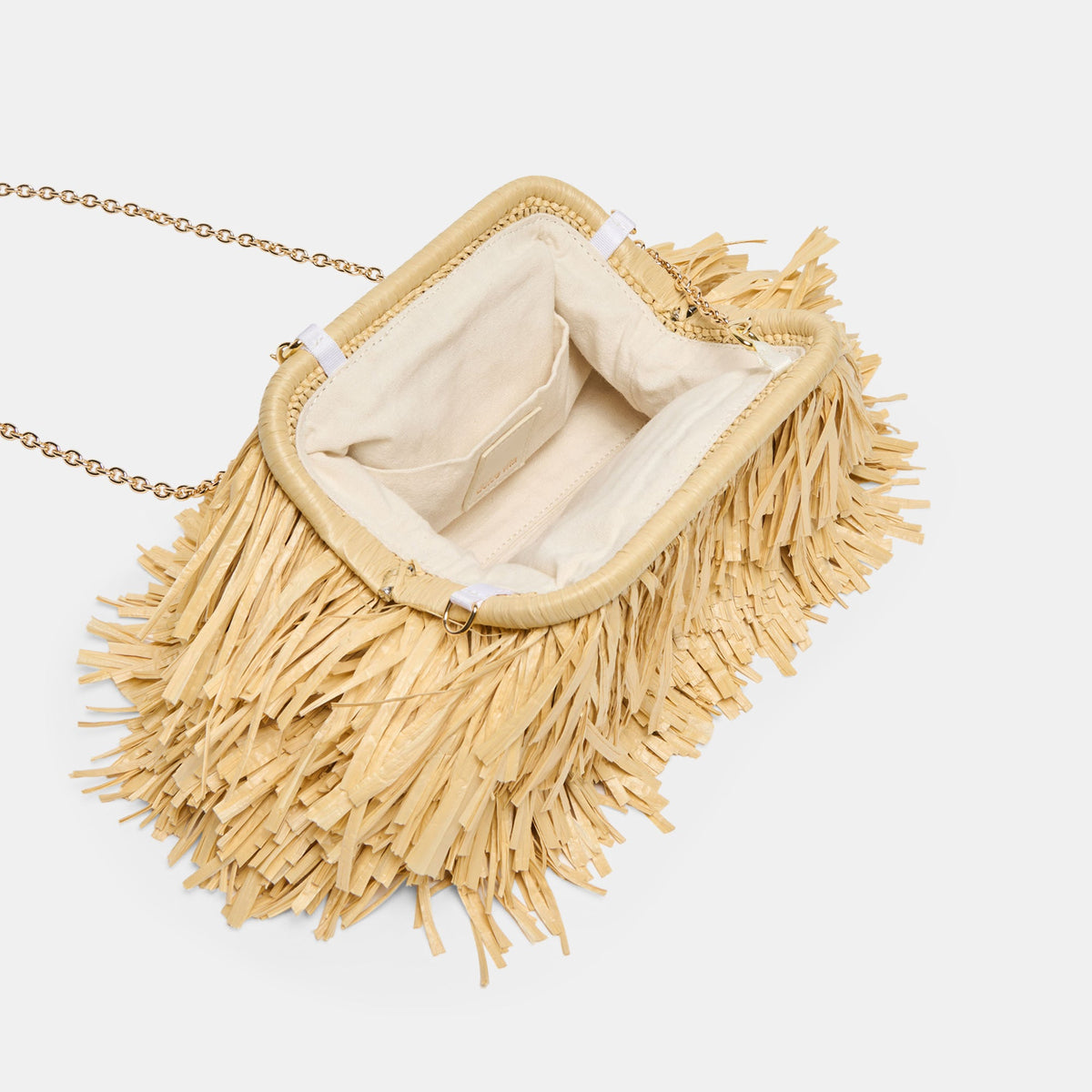 Dolce Vita ACCESSORIES Serina Natural Raffia Clutch
