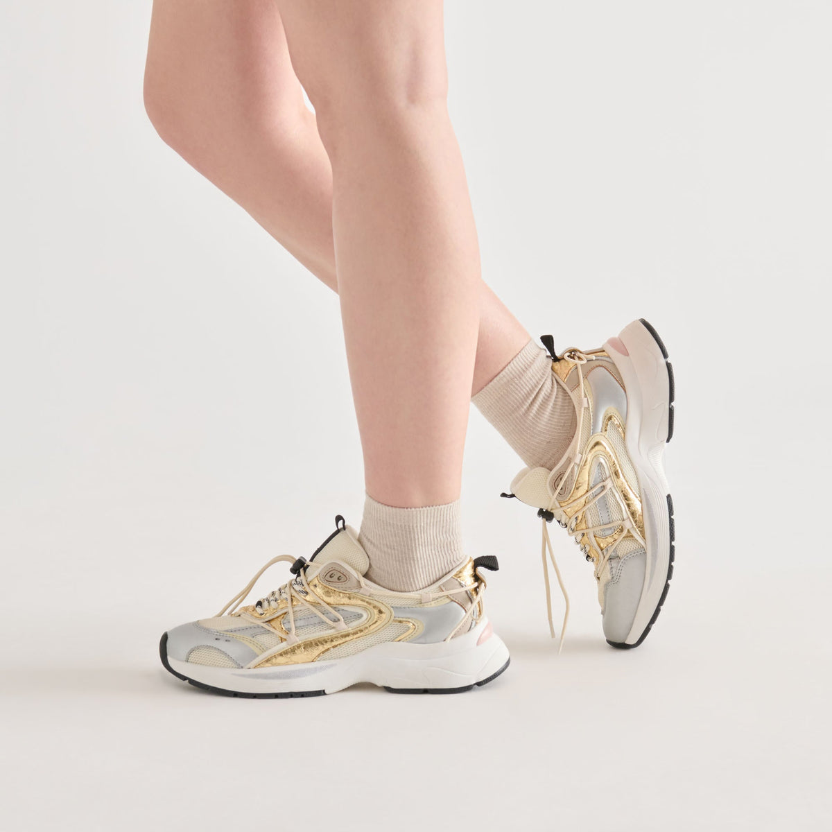 Dolce Vita Sale 4-Pack Ribbed Oatmeal Multi Anklet Socks