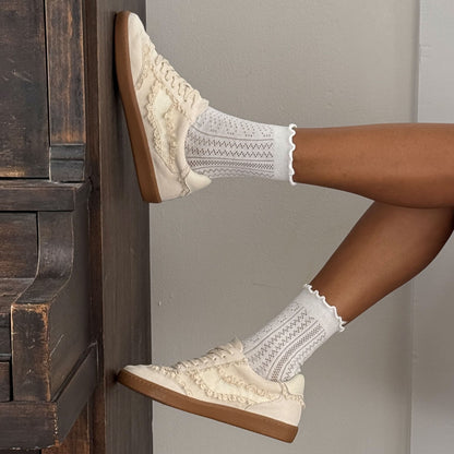 Dolce Vita Sale POINTELLE SOCKS WHITE
 – Dolce Vita
