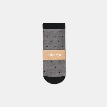 Dolce Vita Sale 3-Pack Ditsy Dot Black Sheer Anklet Socks